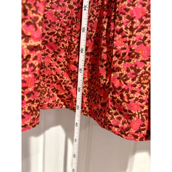 Universal Thread Bell Elbow Sleeve Mini A-Line Dress - Red - Womens X-Large - Picture 4 of 13